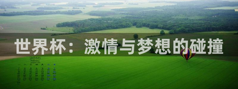 世界杯：激情与梦想的碰撞