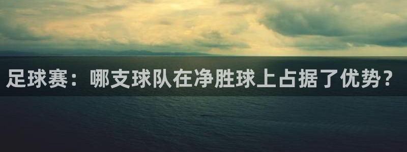 足球赛：哪支球队在净胜球上占据了优势？