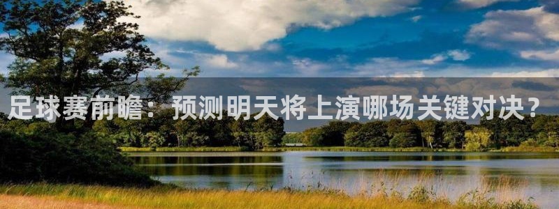 足球赛前瞻：预测明天将上演哪场关键对